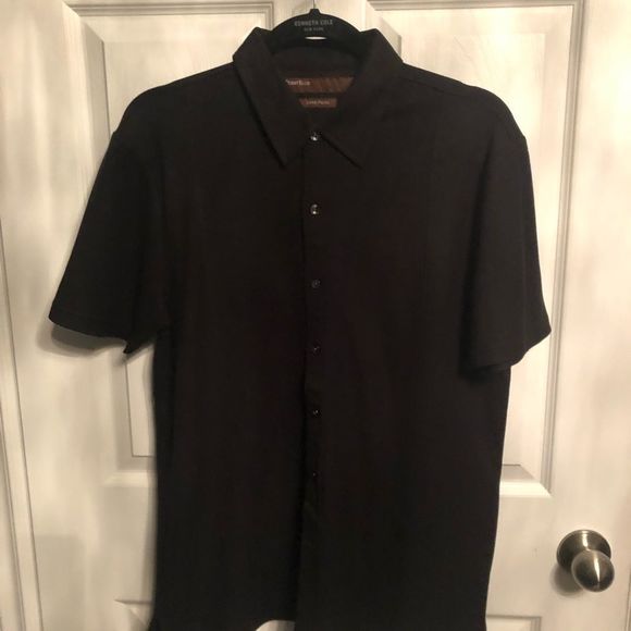 Perry Ellis Luxe Short Sleeve Shirt -‎ Size M - Picture 3 of 6